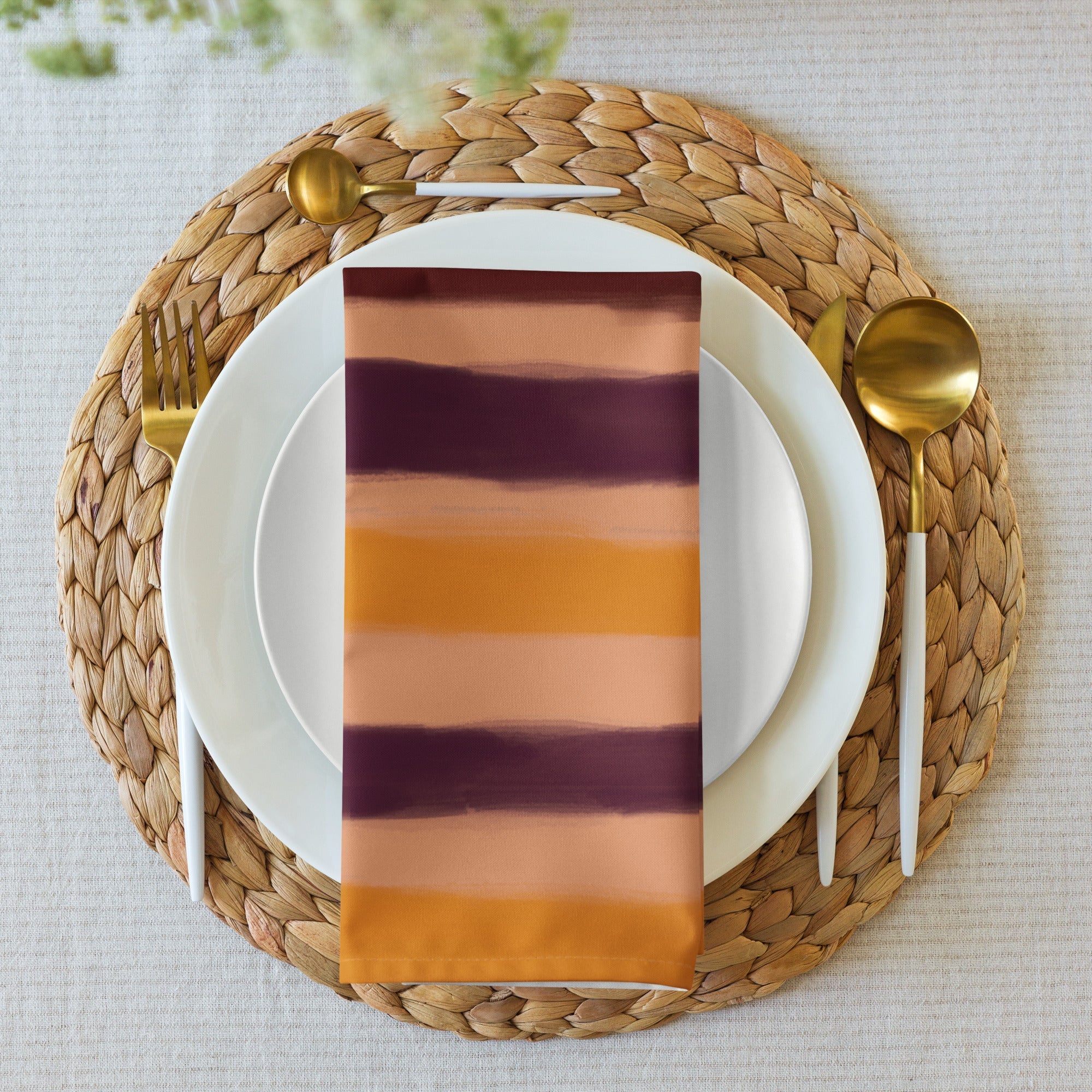 Autumn winter table napkin