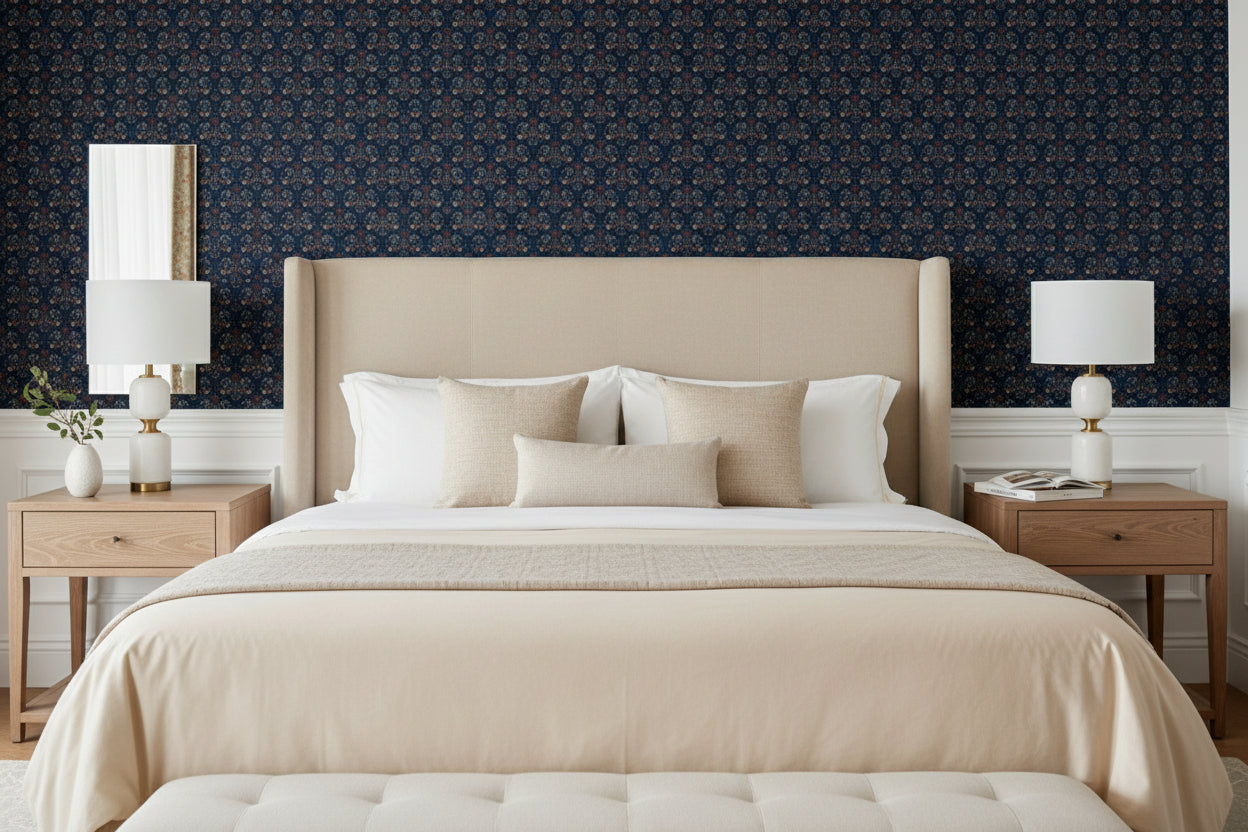 Year of the Horse 2026 Wallpaper – Midnight Blue