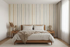 Heirloom Stripe | Soft Neutral Luxury Wallpaper