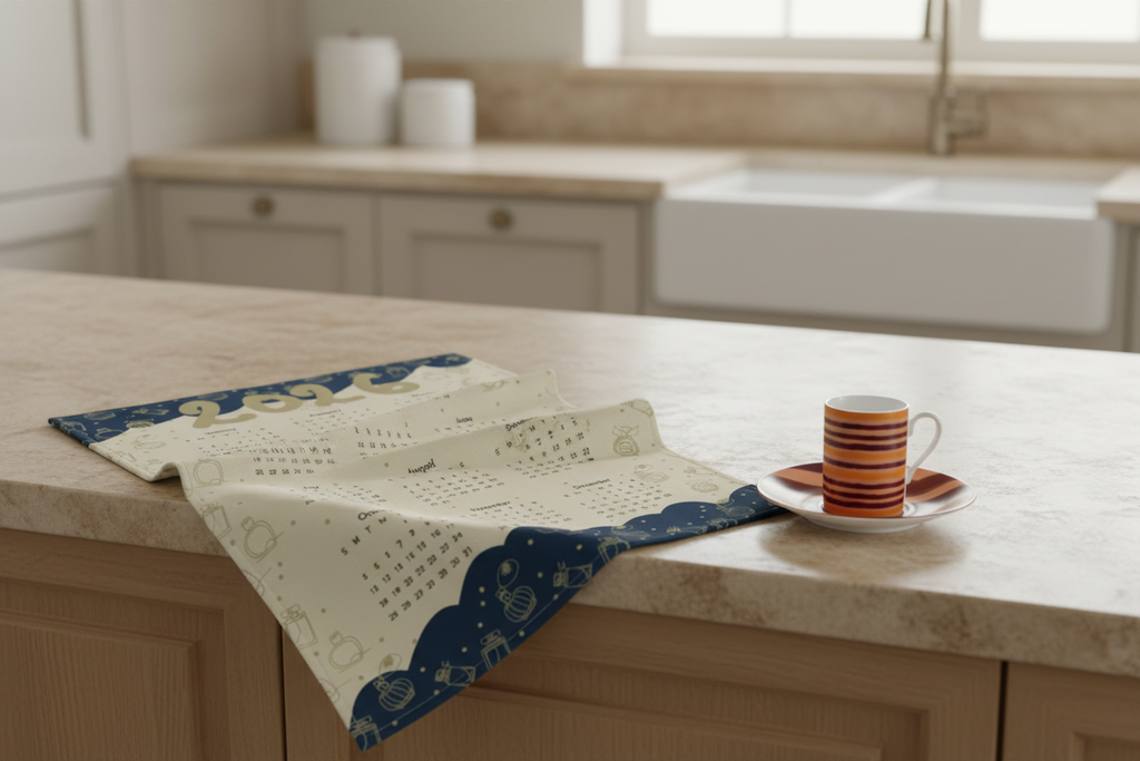 2026 Perfumed Days Cotton Tea Towel Calender