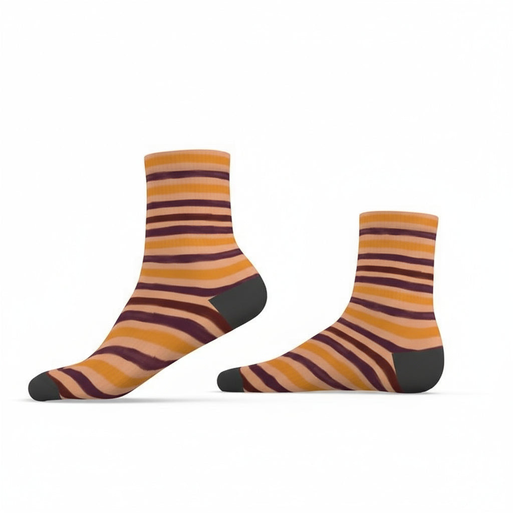 Autumn Horizon Stripe socks + gift box