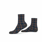 Frosted Winter Heritage Plaid Cotton Socks + gift box