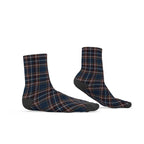 Frosted Winter Heritage Plaid Cotton Socks + gift box