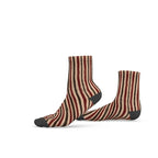 Autumn Harvest Vertical Stripes cotton Socks + gift box