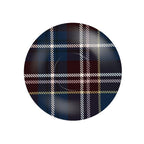 Frosted Winter Heritage Plaid Espresso Cup and Saucer