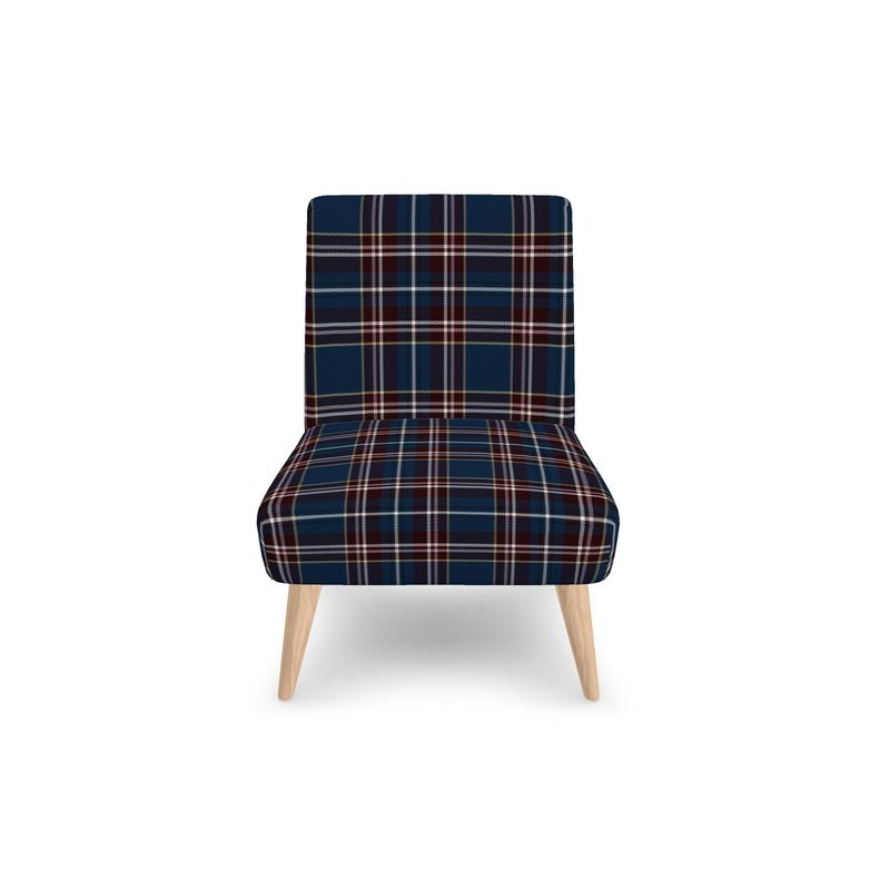 Frosted Winter Heritage Plaid Occasional chair