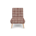 Autumn Distressed Gingham Occasional Chair