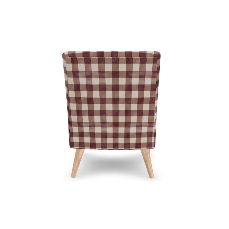 Autumn Distressed Gingham Occasional Chair