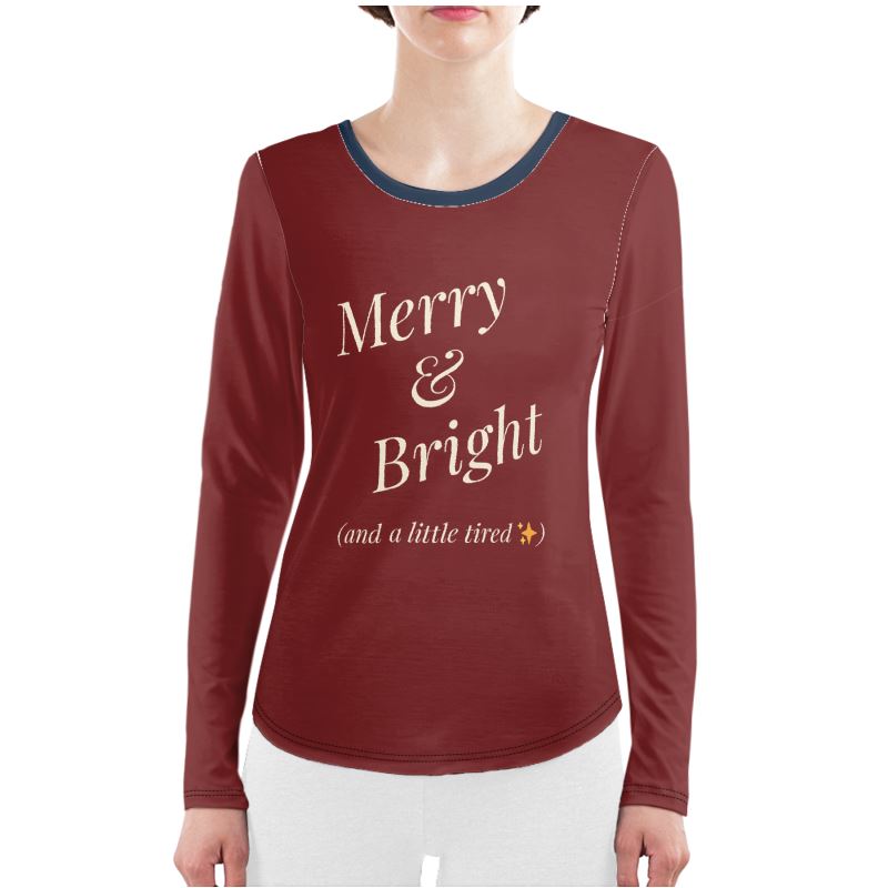 “Merry & Bright” Women’s Christmas Pyjama Set