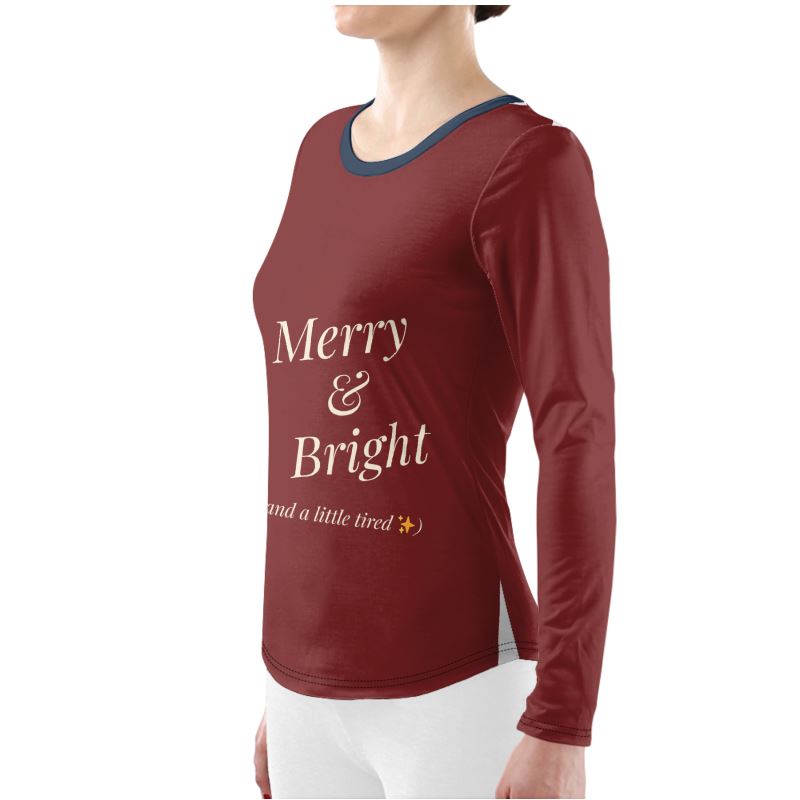 “Merry & Bright” Women’s Christmas Pyjama Set