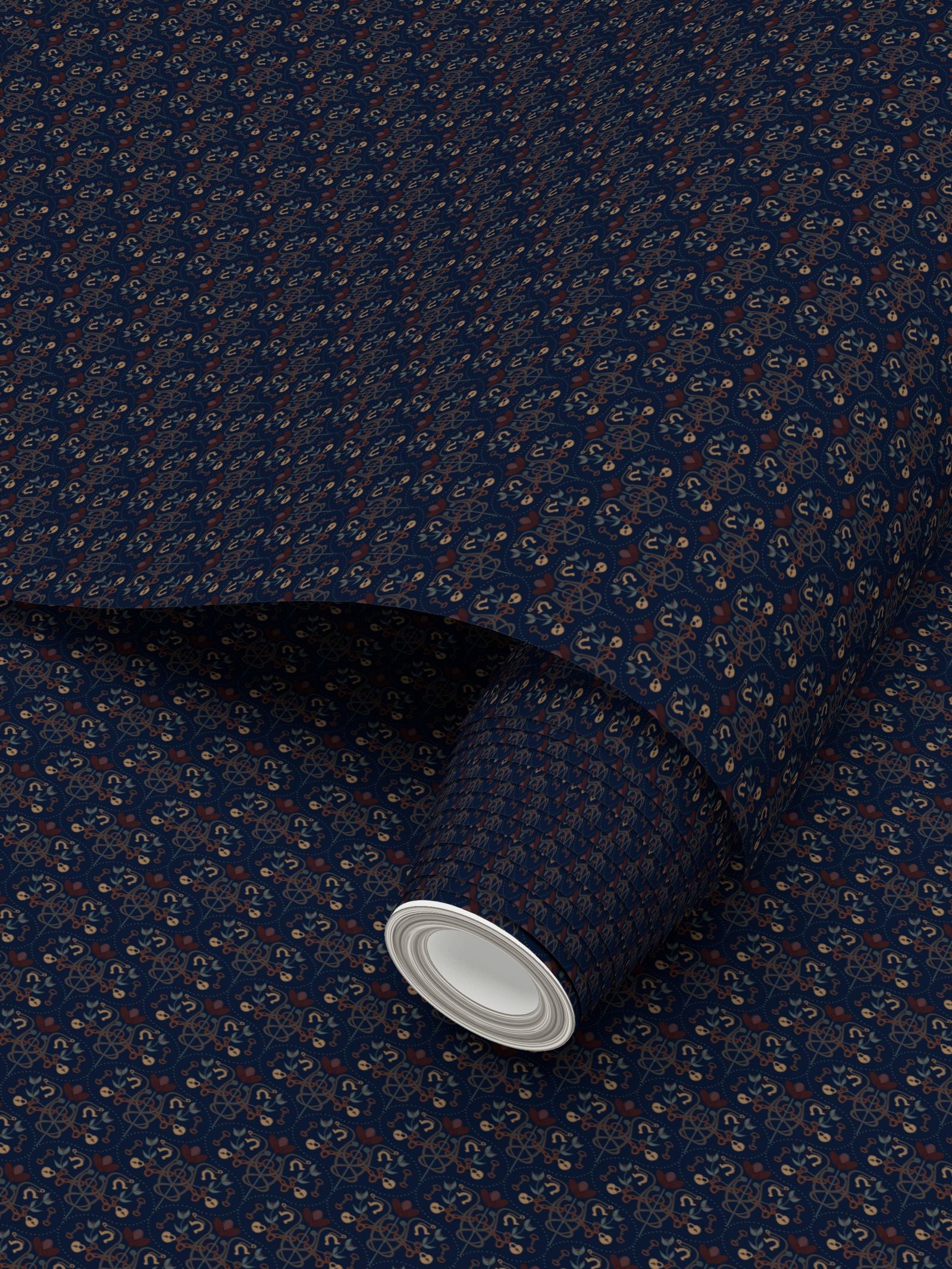 Year of the Horse 2026 Wallpaper – Midnight Blue