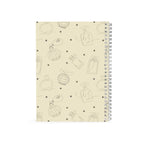 Vintage Elegance Perfume Bottles Spiral Notebook – Illustrated Neutral