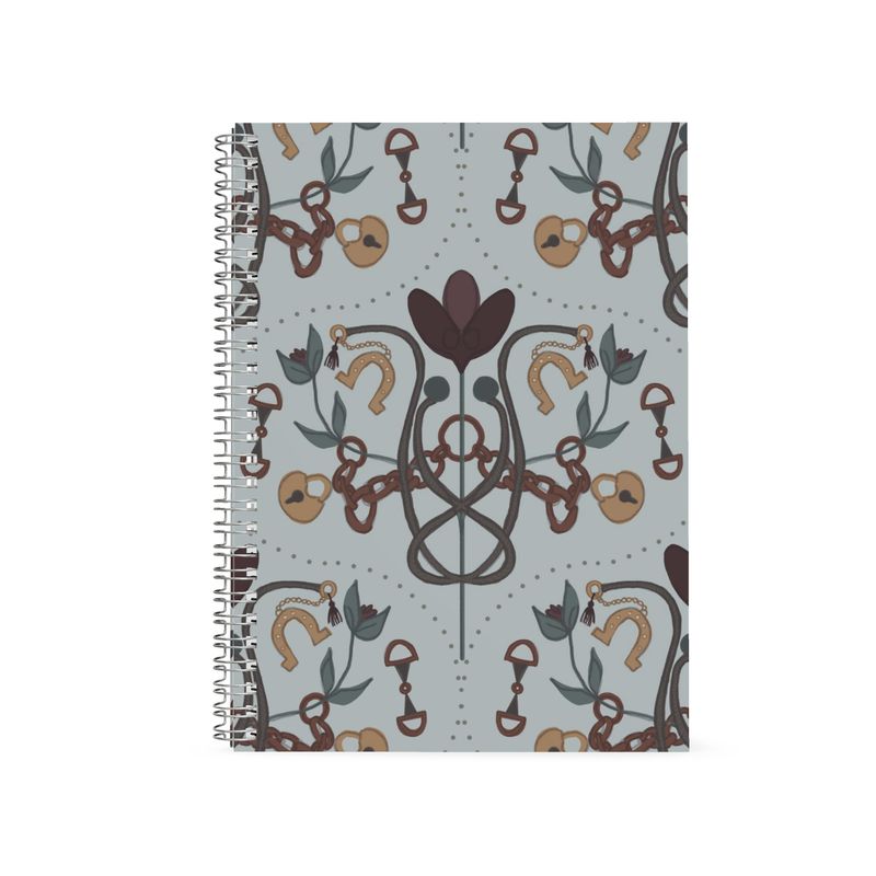 Year of the Horse 2026 Spiral Notebook – Illustrated Hardcover Journal