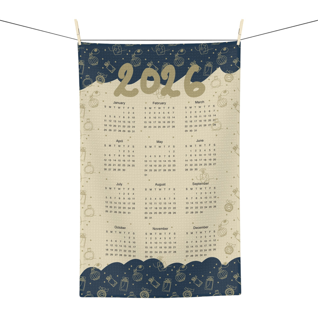 2026 Perfumed Days Cotton Tea Towel Calender