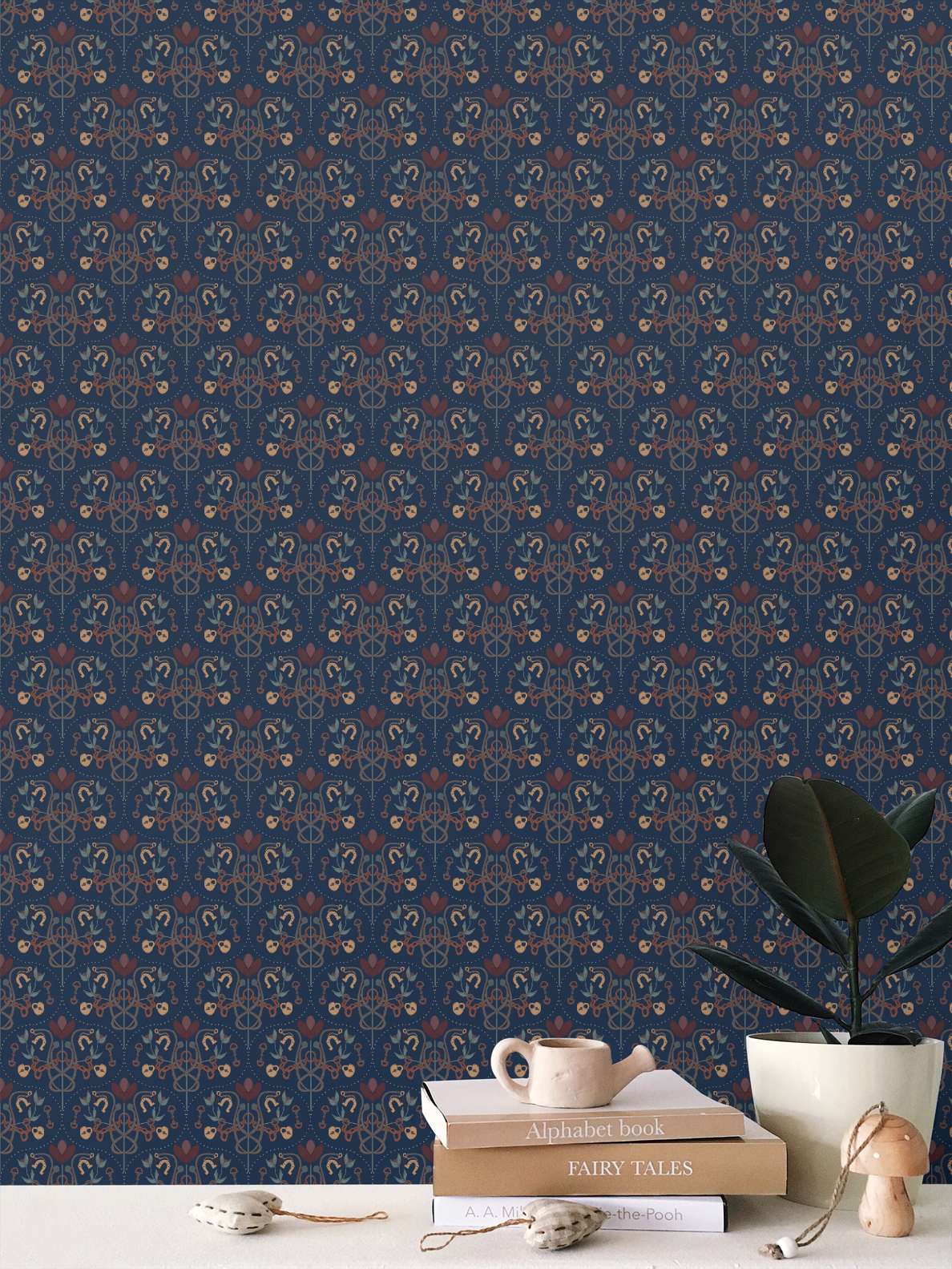 Year of the Horse 2026 Wallpaper – Midnight Blue