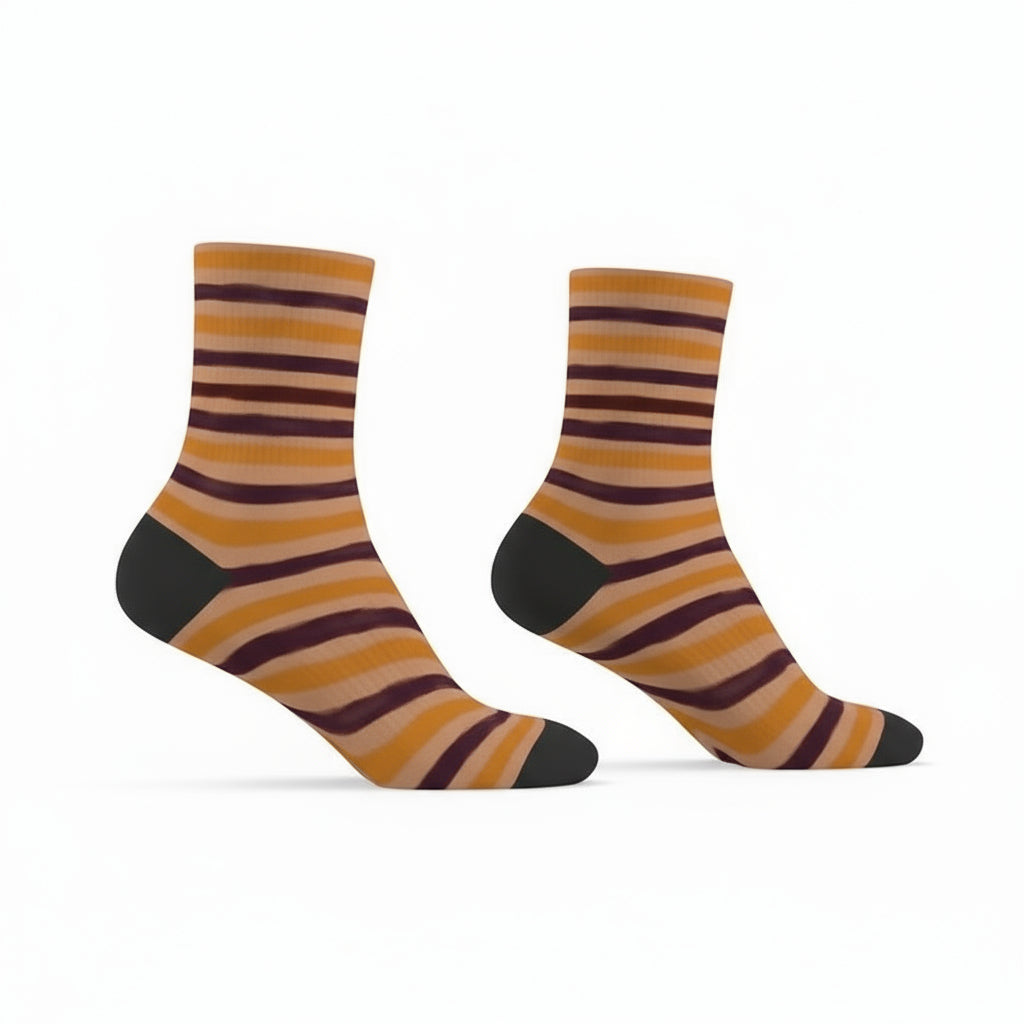 Autumn Horizon Stripes socks