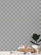 Equestrian Keepsakes Wallpaper – Soft Blue