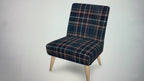 Frosted Winter Heritage Plaid Occasional chair
